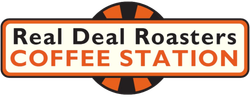 Real Deal Roasters at the Train Station Logo